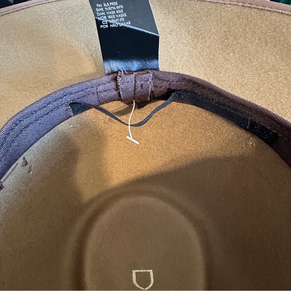 Brixton The Jo Rancher Brimmed Hat Sz Small‎ Tan Brown Australian Wool Felt